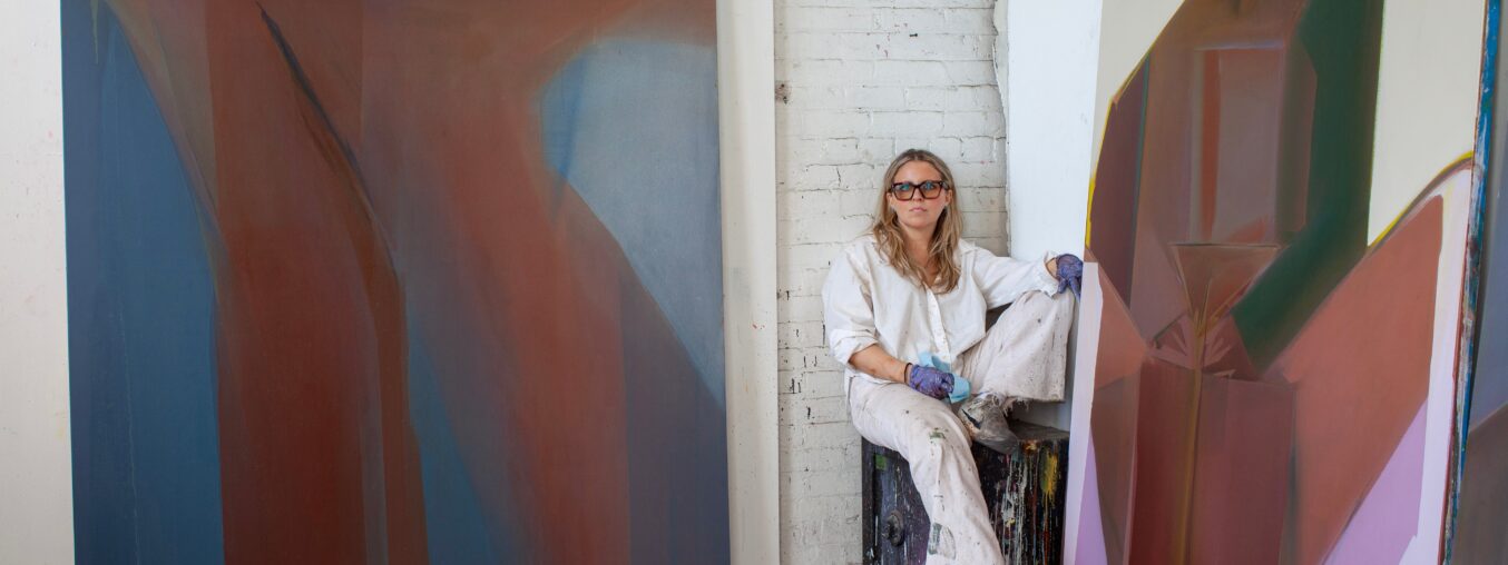 A Arte Abstrata Ousada e Profundamente Feminina de Heidi Hahn