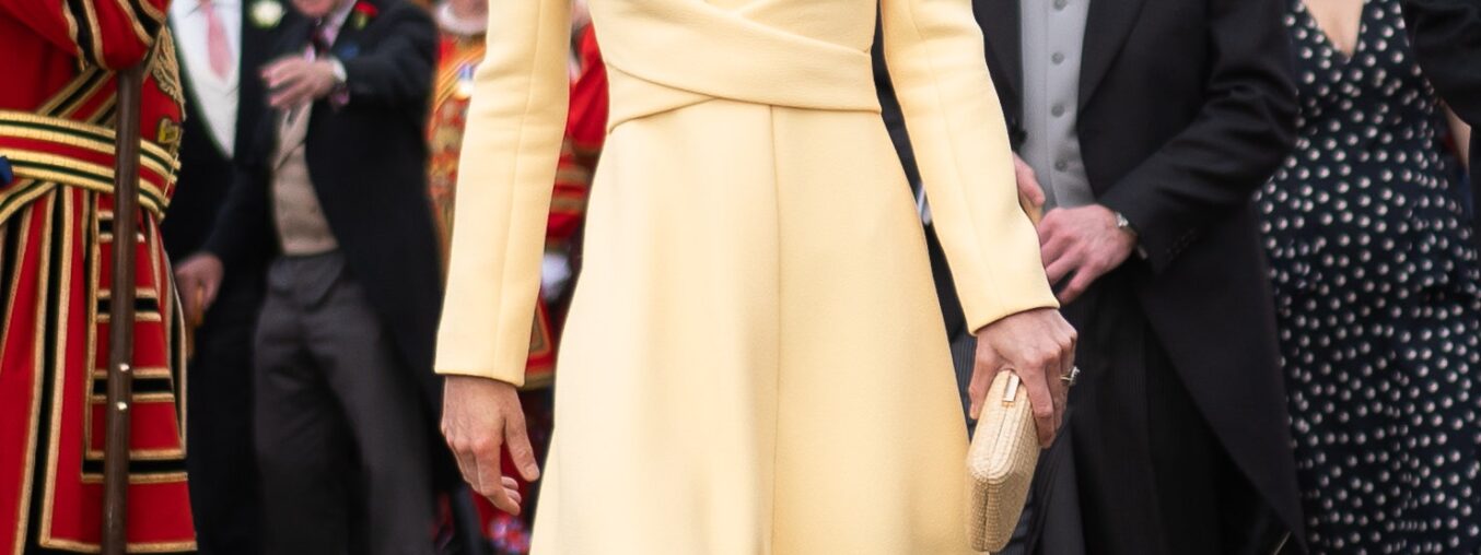 Kate Middleton adds her personal touch to this summer's hottest color trend.  

(Note: The original text is already quite concise and natural, so the revision maintains the same meaning while slightly smoothing out the