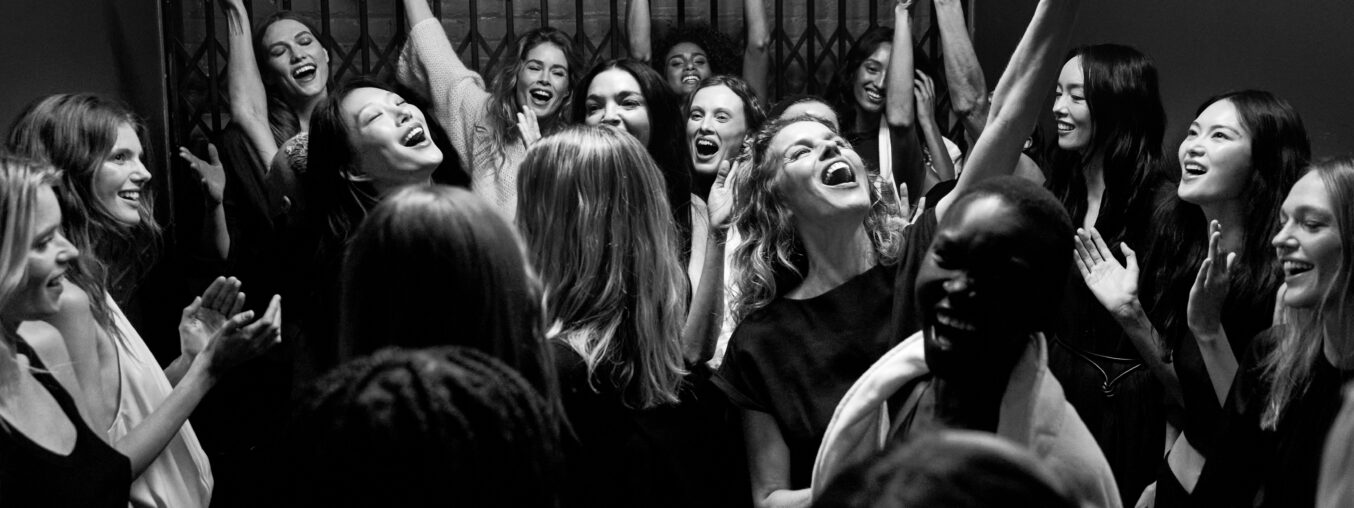 How will Zara celebrate its 50th anniversary? With models and a disco hit.  

Here's a more natural and concise version that keeps the original meaning while sounding smoother. The revised version removes