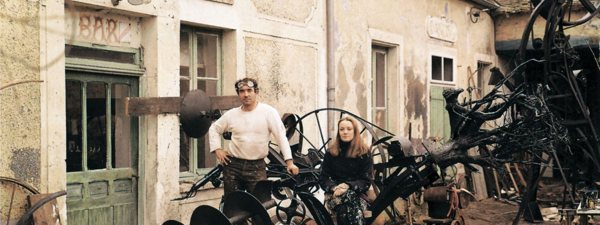 The creative energy of art world duo Niki de Saint Phalle and Jean Tinguely takes center stage in Somerset.  

(Note: I kept the meaning intact while making the language more natural and