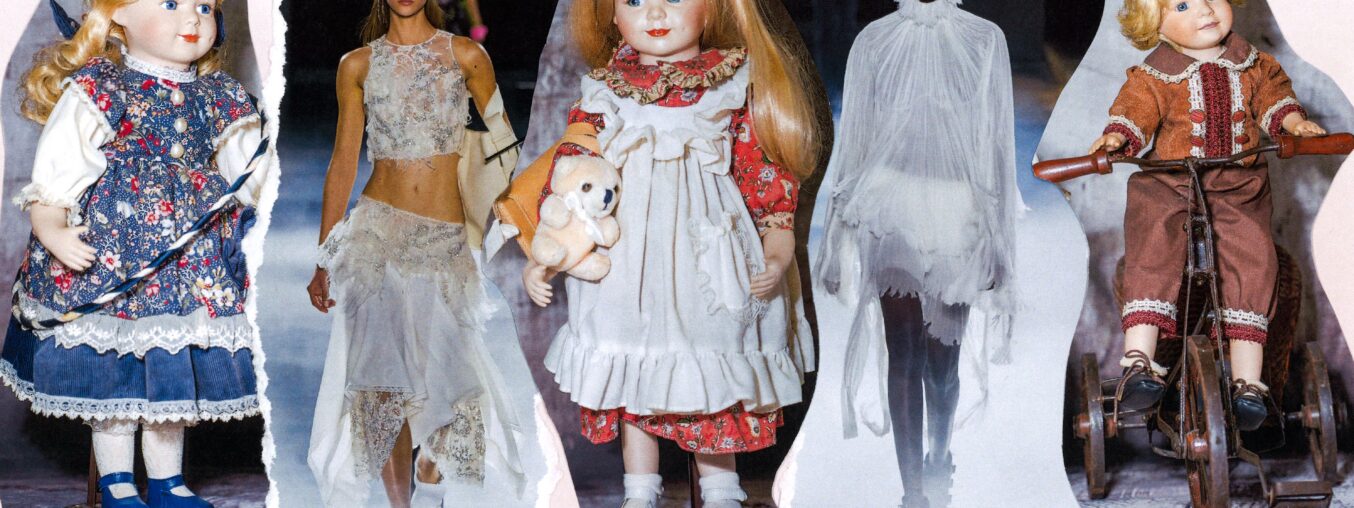My current fashion inspiration? A haunted doll.