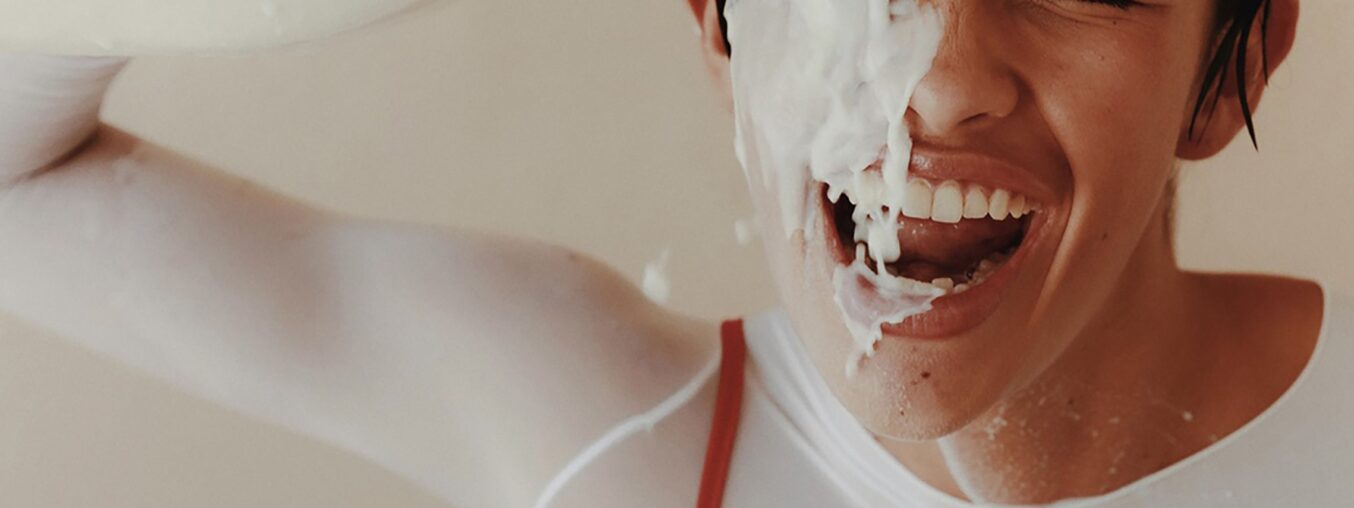 Milk hydrates better than water.