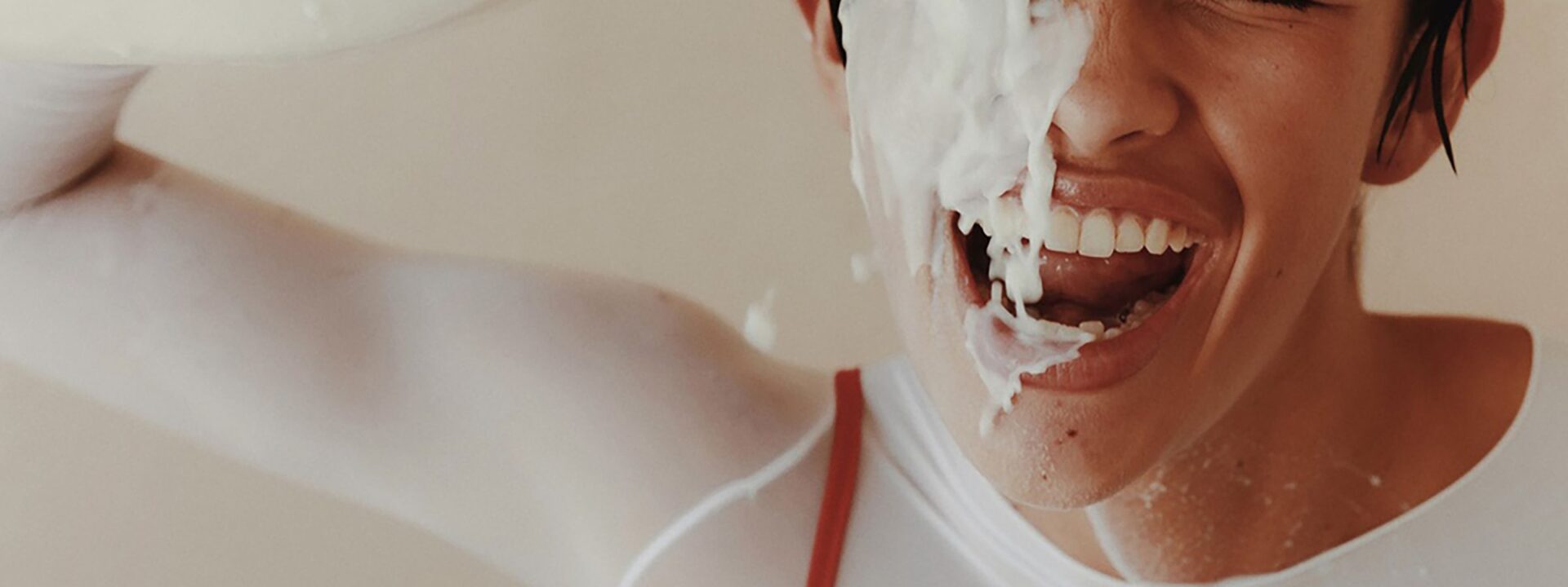 Milk hydrates better than water.