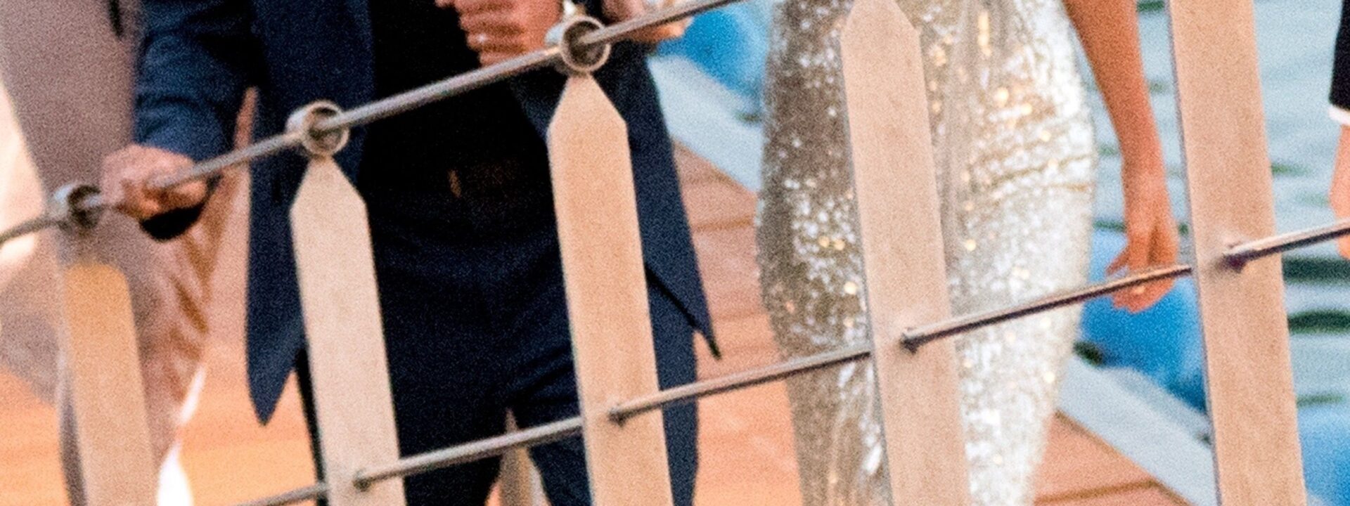 Amal Clooney turns Lake Como into a disco.  

The human rights lawyer and her husband, George Clooney, hosted a star-studded party at their Italian villa, where guests danced
