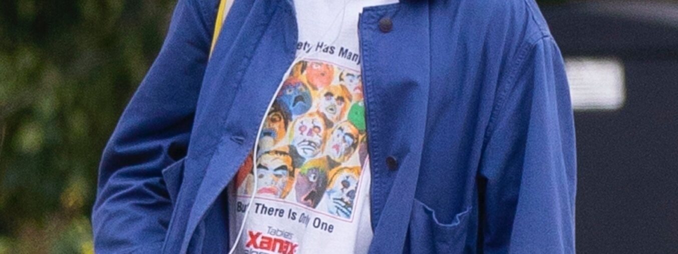 Harry Styles rocks the Britpop bucket hat look.  

The singer and actor was spotted in London wearing a classic 90s-inspired bucket hat, channeling the iconic Britpop era. Styles paired the