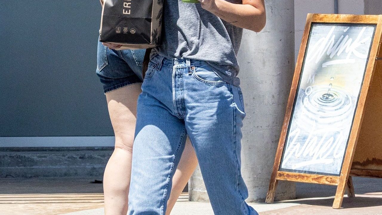 Dakota Johnson is wearing her go-to fall shoes well into summer.