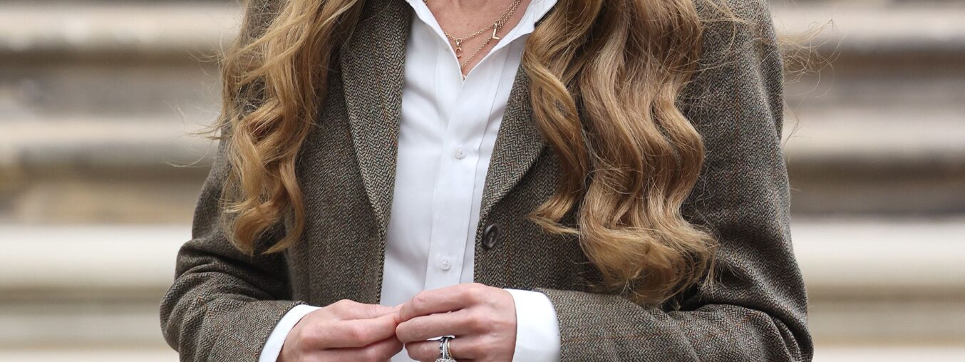 Kate Middleton has officially gone blonde for autumn.