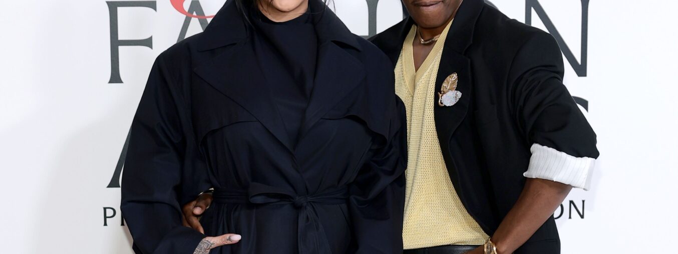 A$AP Rocky received the Style Icon Award at the 2025 CFDA Awards, celebrating the moment with Rihanna by his side.
