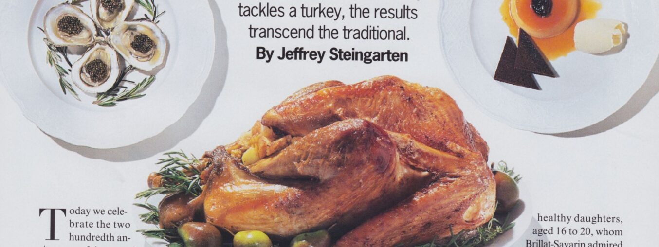 From the Archives: David Bouley's Thanksgiving Menu in 1994