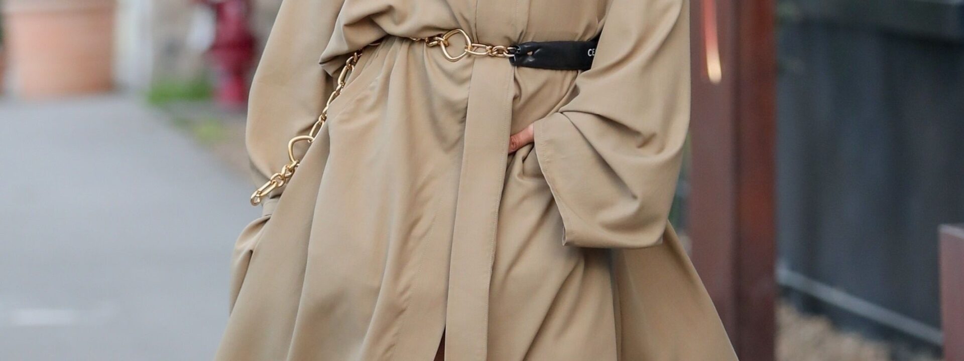 Rihanna puts her own stylish twist on business meeting attire.