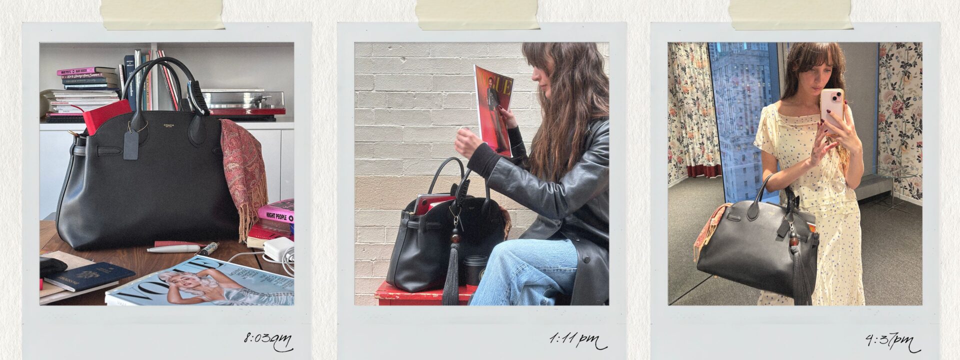 A Day in the Life of a Vogue Shopping Editor's Coach Bag