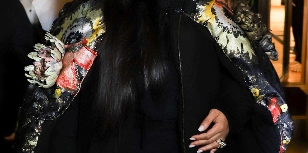 Rihanna's chic hoodie is a direct take from the Paris men's runway.