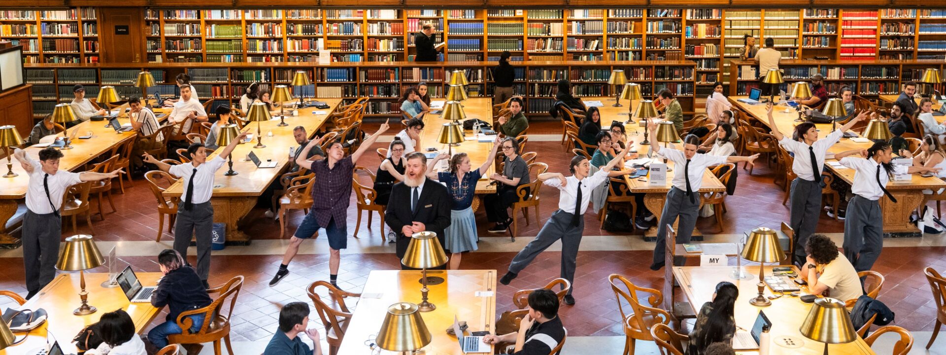 Lunch Dances Transforms the New York Public Library into a Stage