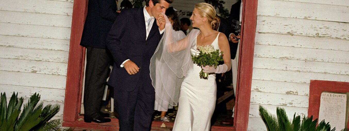 Carolyn Bessette-Kennedy's wedding dress remains the ultimate "cool girl" bridal gown.