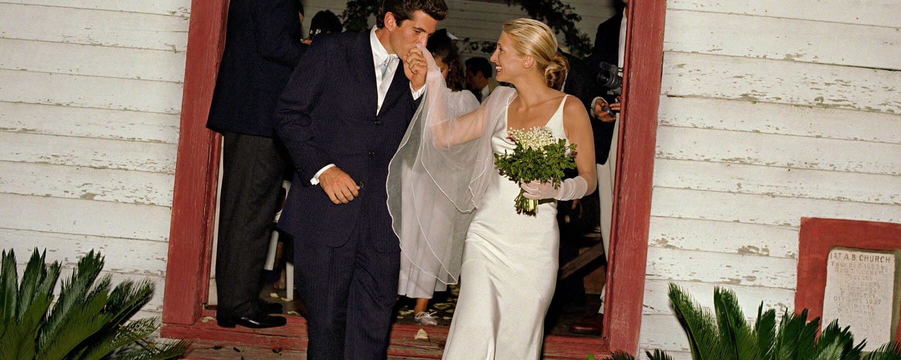 Carolyn Bessette-Kennedy's wedding dress remains the ultimate "cool girl" bridal gown.