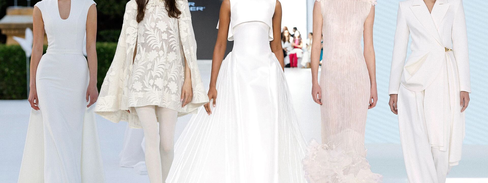 Here are the top wedding dress trends for 2027, as seen at Barcelona Bridal Fashion Week.