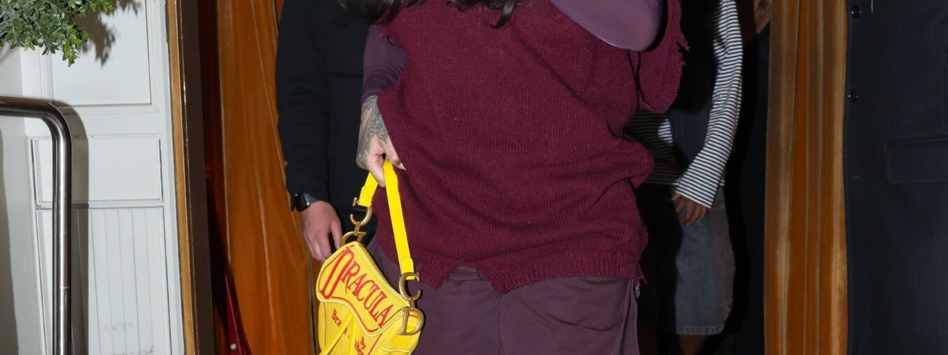 Rihanna debuts a new version of her go-to bag in Paris.