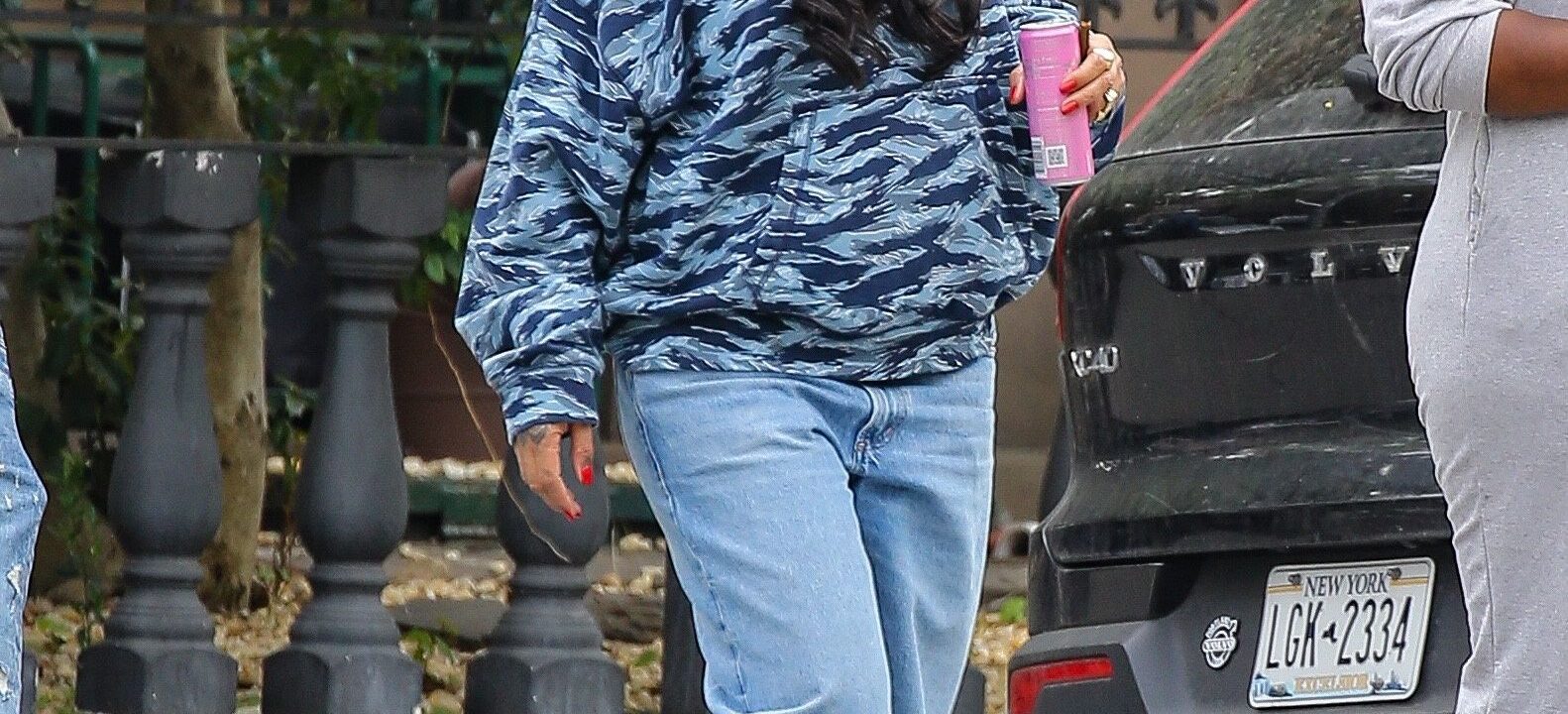 Rihanna rocks animal prints like only she can.