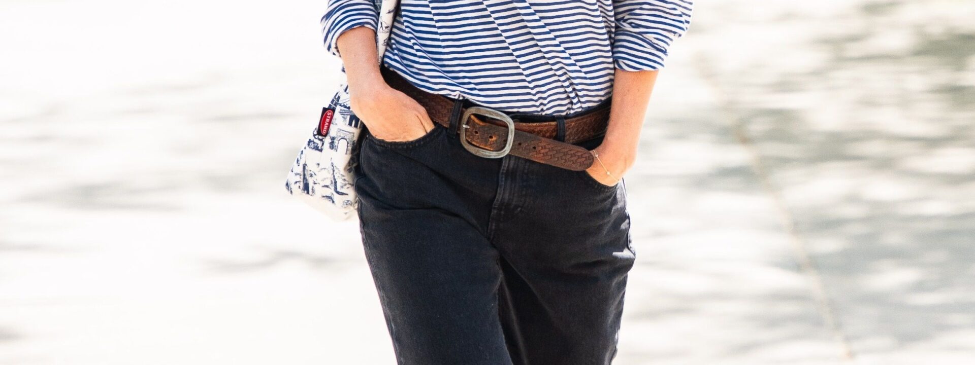 Katie Holmes suggests a very New York must-have bag for spring.