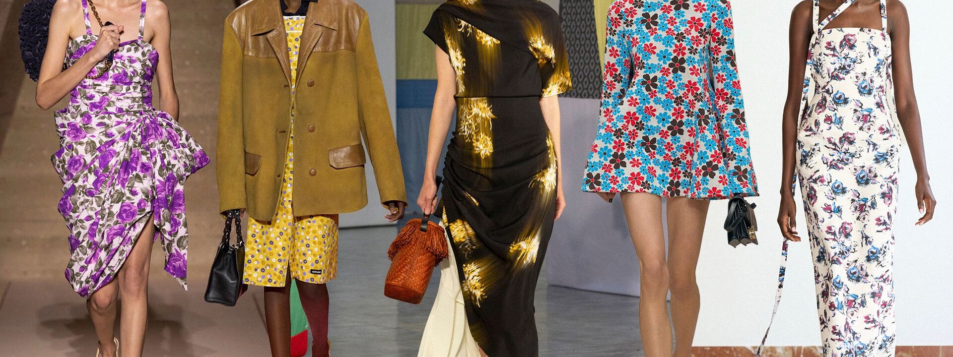 How to Style the Most Beautiful Floral Dresses—Straight From the Runway