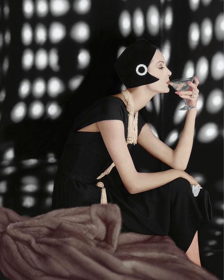 a-model-wearing-a-branell-dress-karen-radkai