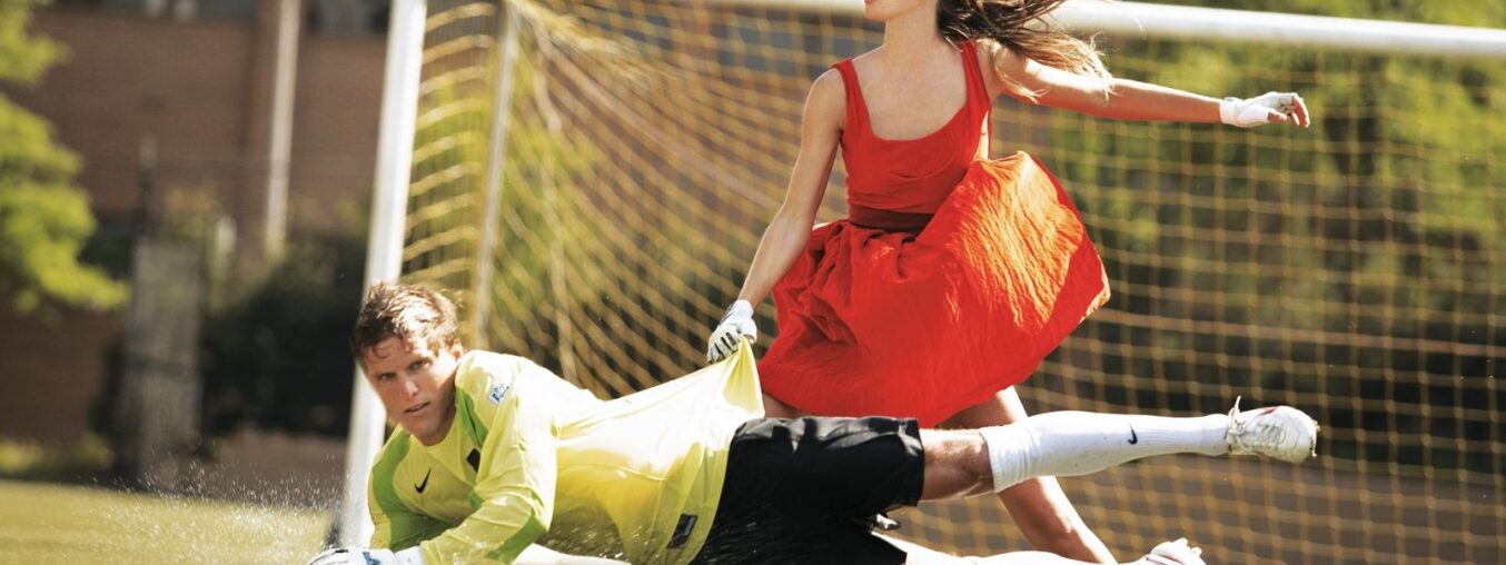 From the archives: Gisele Bündchen steps onto the field with the New York MetroStars.