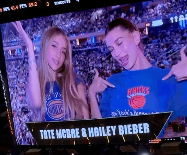Hailey Bieber shows off her superfan style, but with her own twist.