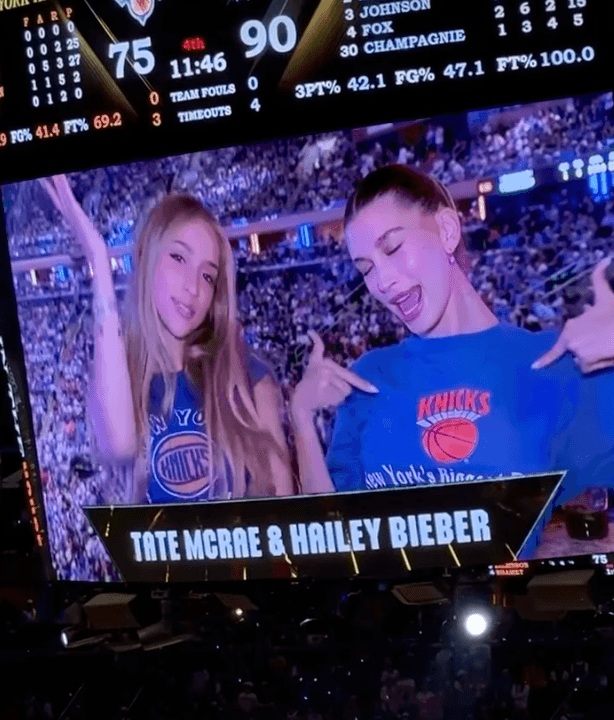 Hailey Bieber shows off her superfan style, but with her own twist.