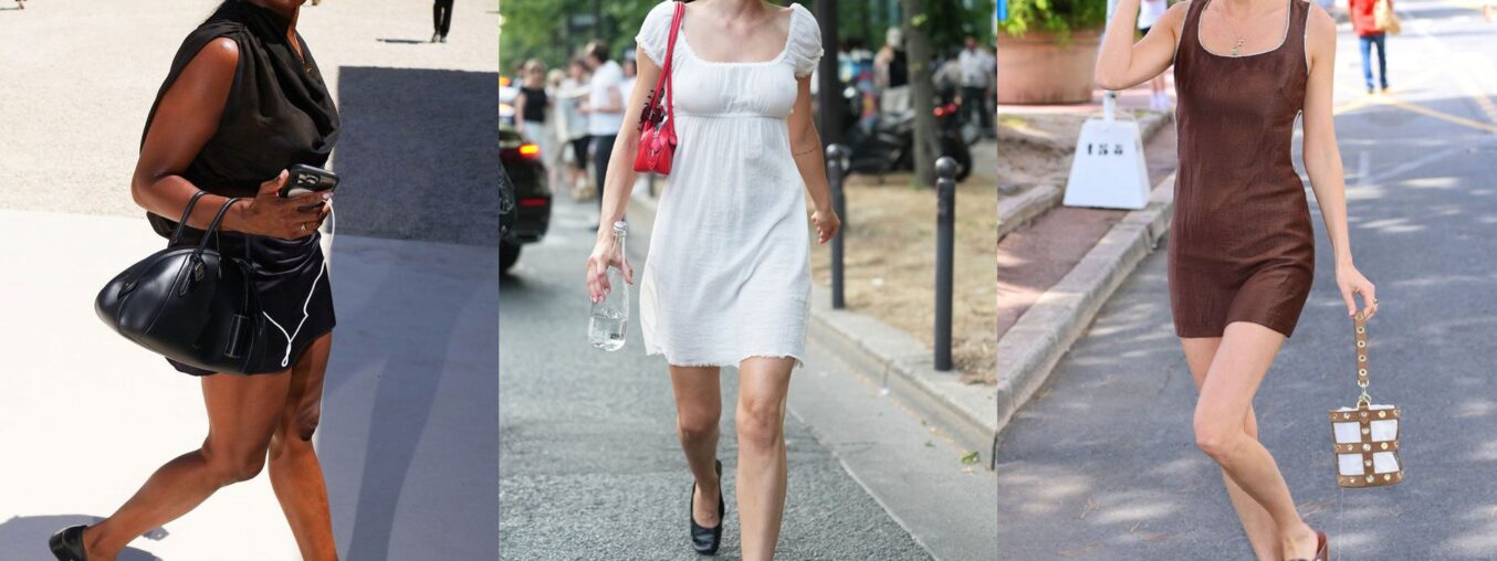According to street style, the main character of summer is the mature mini dress.