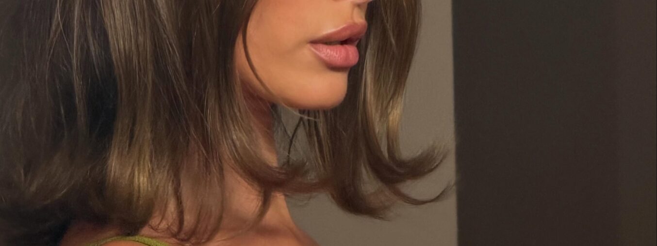Hailey Bieber gives the '90s lob a modern update.
