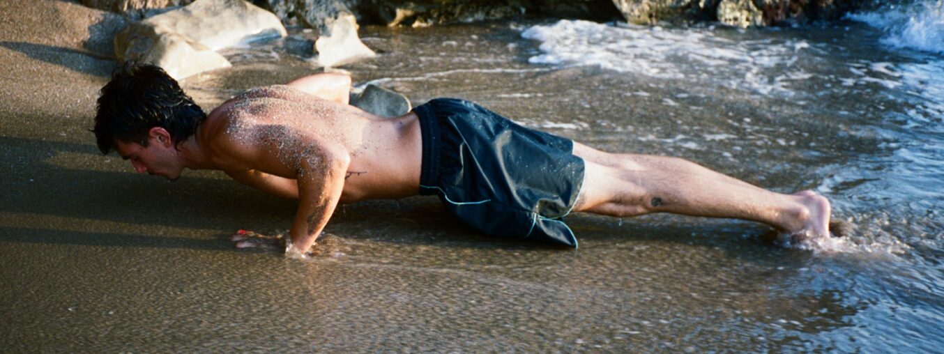 A new summer collection features sustainable polo shirts and swimwear.