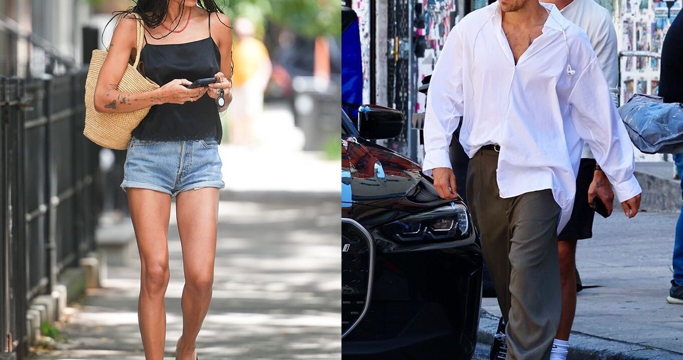 Harry Styles and Zoë Kravitz are embracing the fall version of the boyfriend-summer girlfriend style.