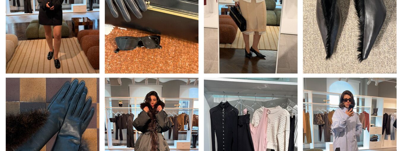 Just Looking Around: H&M Studio Collection's Tailoring, Fringe, and Lace at the NYC Showroom