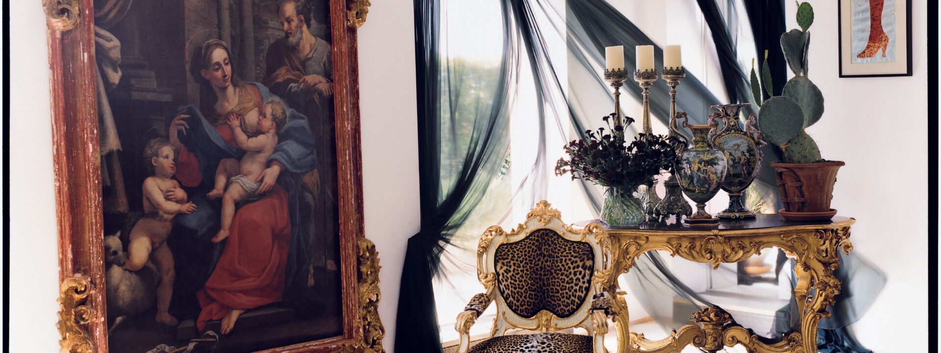 From the Archives: A Look Inside Stefano Gabbana and Domenico Dolce's Glamorous Milan Apartment