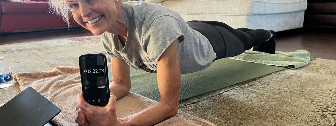 At 61, DonnaJean Wilde can hold a plank for 5 hours. Here's her secret.